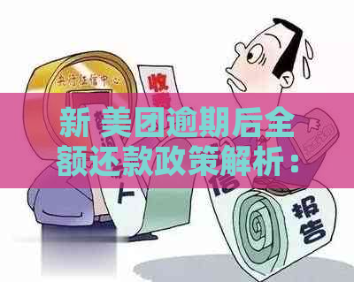 新 美团逾期后全额还款政策解析：真实情况如何？是否适用所有用户？