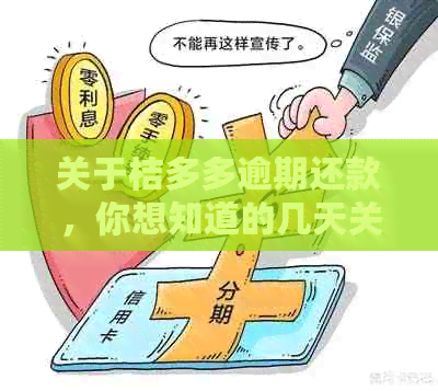 关于桔多多逾期还款，你想知道的几天关键问题