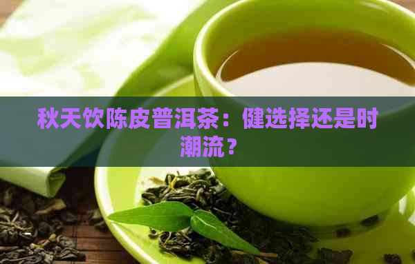 秋天饮陈皮普洱茶：健选择还是时潮流？