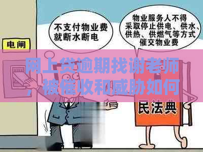 网上贷逾期找谢老师，被和如何应对？