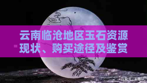 云南临沧地区玉石资源现状、购买途径及鉴赏方法全面解析