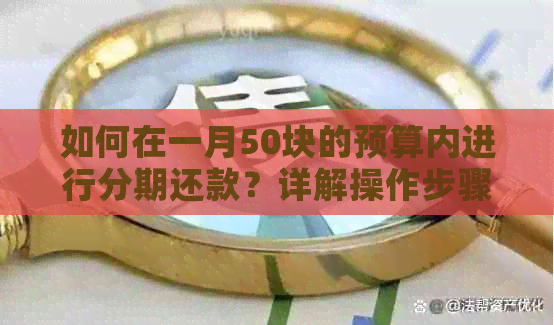 如何在一月50块的预算内进行分期还款？详解操作步骤与注意事项