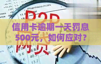 信用卡逾期一天罚息500元，如何应对？