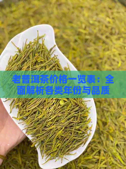 老普洱茶价格一览表：全面解析各类年份与品质的价格差异