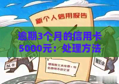 逾期3个月的信用卡5000元：处理方法和后果一览