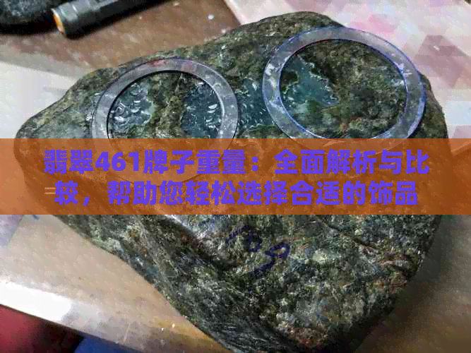 翡翠461牌子重量：全面解析与比较，帮助您轻松选择合适的饰品