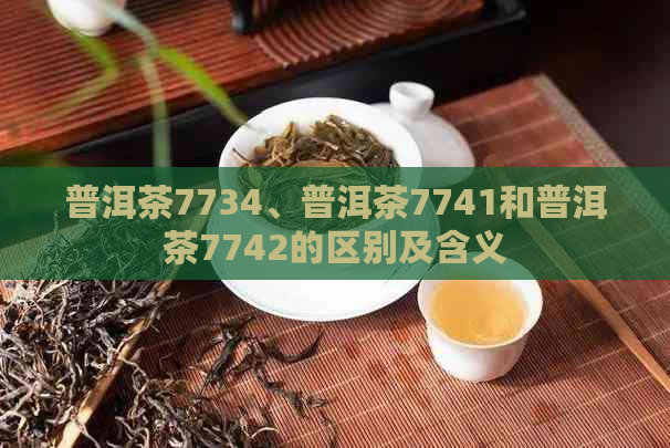 普洱茶7734、普洱茶7741和普洱茶7742的区别及含义