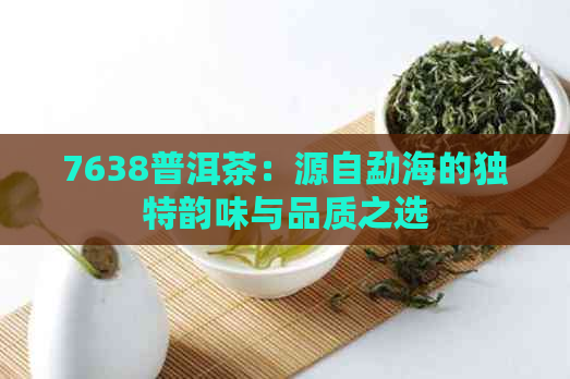 7638普洱茶：源自勐海的独特韵味与品质之选