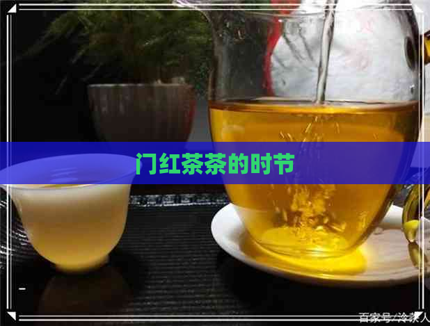 门红茶茶的时节