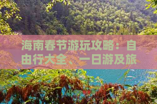 海南春节游玩攻略：自由行大全、一日游及旅游攻略指南