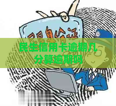 民生信用卡逾期几分算逾期吗