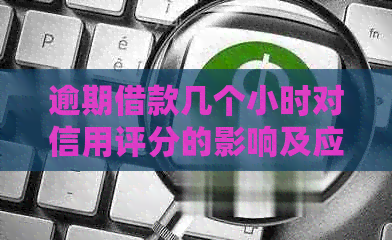 逾期借款几个小时对信用评分的影响及应对措全面解析