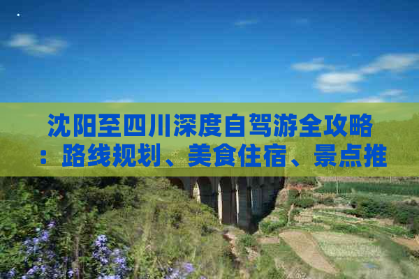 沈阳至四川深度自驾游全攻略：路线规划、美食住宿、景点推荐一站式指南