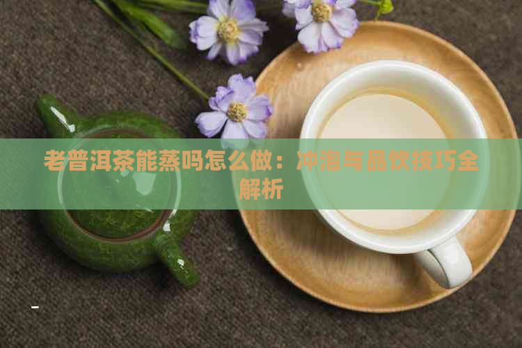 老普洱茶能蒸吗怎么做：冲泡与品饮技巧全解析