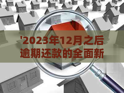 '2023年12月之后逾期还款的全面新规定：影响、期限和应对策略'