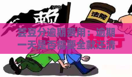 芸豆分逾期费用：逾期一天是否需要全款还清？会采取什么措？