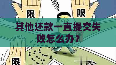 其他还款一直提交失败怎么办？