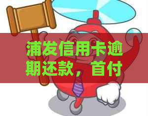 浦发信用卡逾期还款，首付协商方案解析