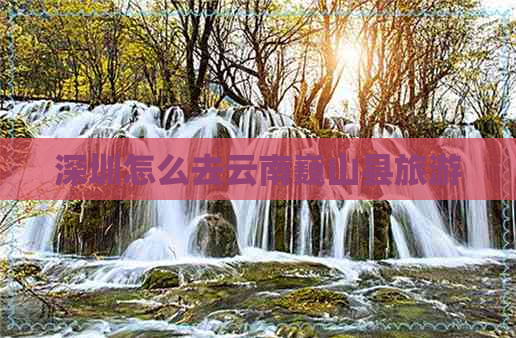 深圳怎么去云南巍山县旅游