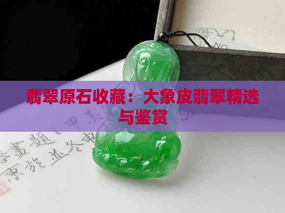 翡翠原石收藏：大象皮翡翠精选与鉴赏