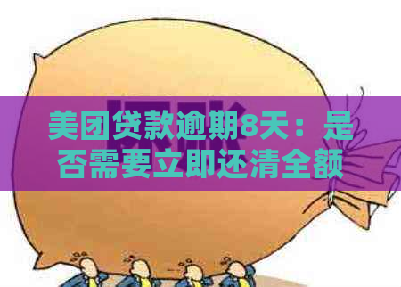 美团贷款逾期8天：是否需要立即还清全额款项？