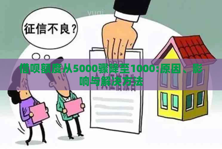 借呗额度从5000骤降至1000:原因、影响与解决方法