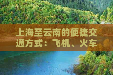 上海至云南的便捷交通方式：飞机、火车和自驾游全解析