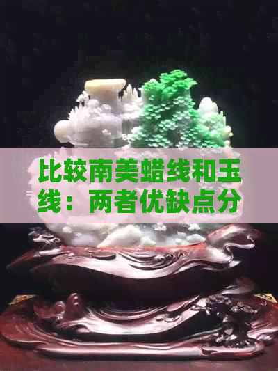 比较南美蜡线和玉线：两者优缺点分析，助您做出更佳选择