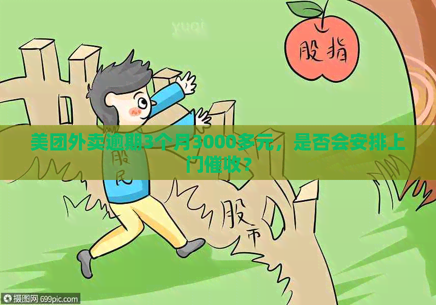 美团外卖逾期3个月3000多元，是否会安排上门？