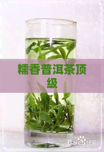 糯香普洱茶顶级