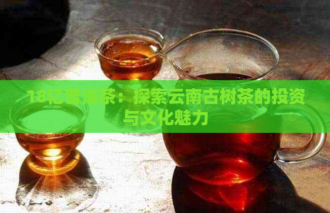 18亿普洱茶：探索云南古树茶的投资与文化魅力