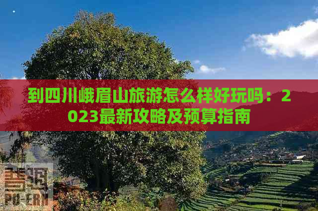 到四川峨眉山旅游怎么样好玩吗：2023最新攻略及预算指南