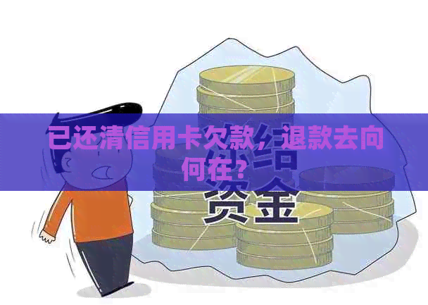 已还清信用卡欠款，退款去向何在？