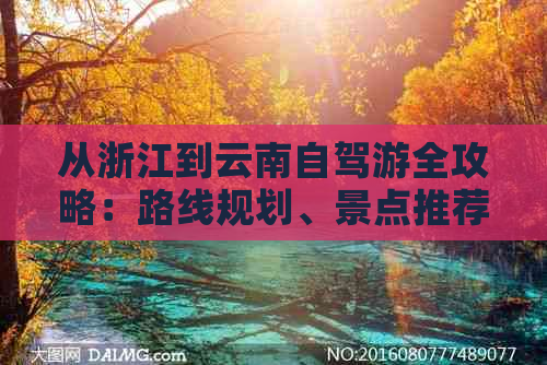 从浙江到云南自驾游全攻略：路线规划、景点推荐、行车技巧一应俱全！