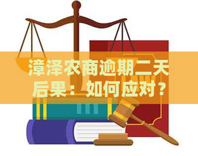 漳泽农商逾期二天后果：如何应对？