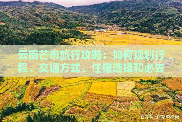 云南芒市旅行攻略：如何规划行程、交通方式、住宿选择和必去景点完整解析