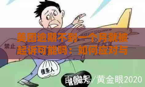 美团逾期不到一个月就被起诉可能吗：如何应对与解决？