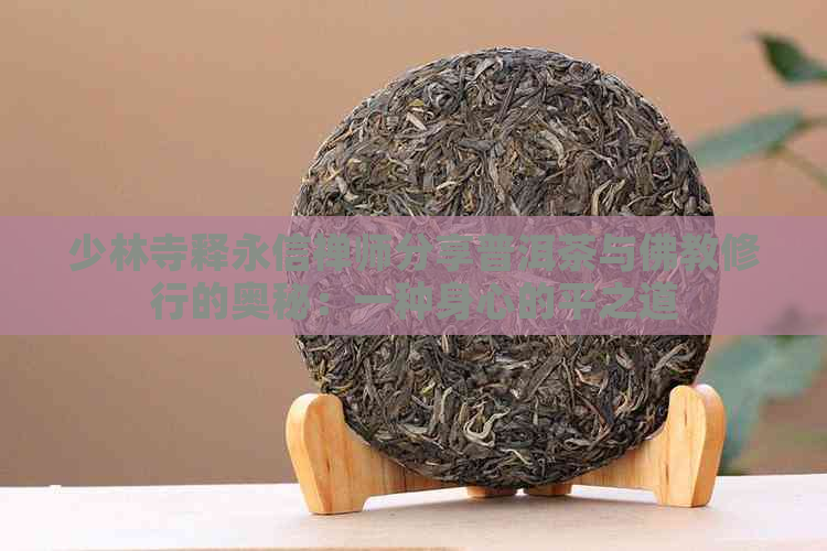 少林寺释永信禅师分享普洱茶与佛教修行的奥秘：一种身心的平之道