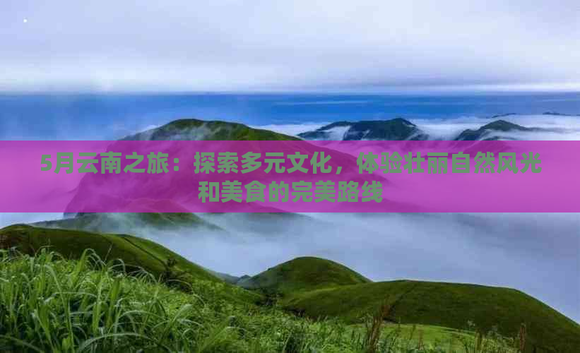 5月云南之旅：探索多元文化，体验壮丽自然风光和美食的完美路线