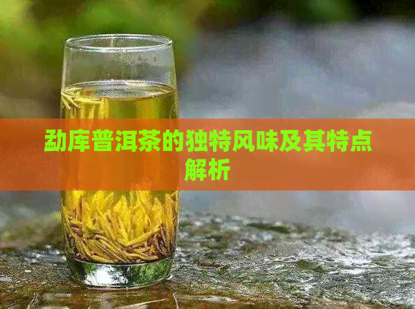 勐库普洱茶的独特风味及其特点解析