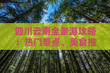 四川云南全景游攻略：热门景点、美食推荐及深度体验指南