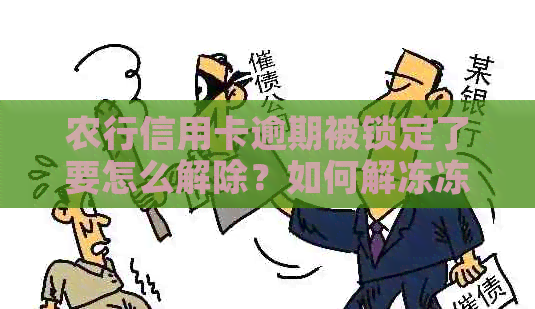 农行信用卡逾期被锁定了要怎么解除？如何解冻冻结的农行信用卡？