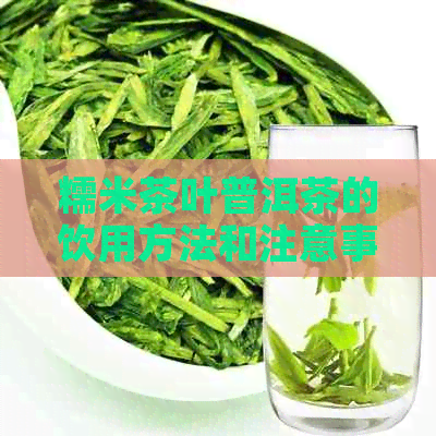 糯米茶叶普洱茶的饮用方法和注意事项，是否适合每个人？