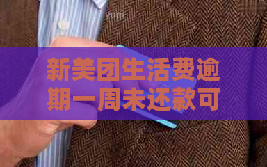 新美团生活费逾期一周未还款可能面临的后果及解决方法全面解析