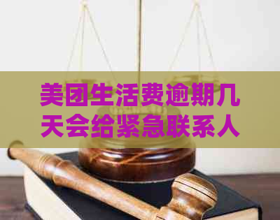 美团生活费逾期几天会给紧急联系人电话：逾期后的处理方式与时间