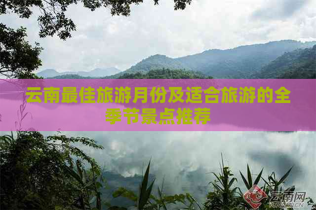 云南更佳旅游月份及适合旅游的全季节景点推荐