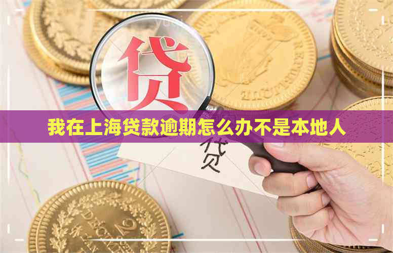 我在上海贷款逾期怎么办不是本地人