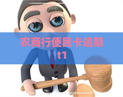 农商行便民卡逾期t1