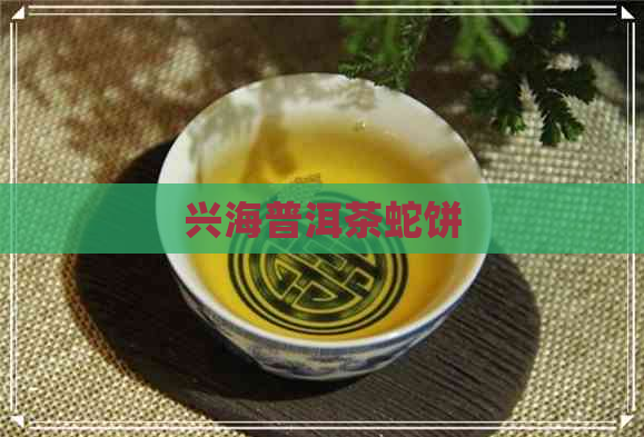 兴海普洱茶蛇饼