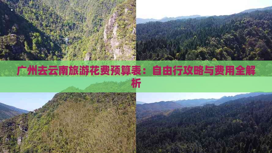 广州去云南旅游花费预算表：自由行攻略与费用全解析